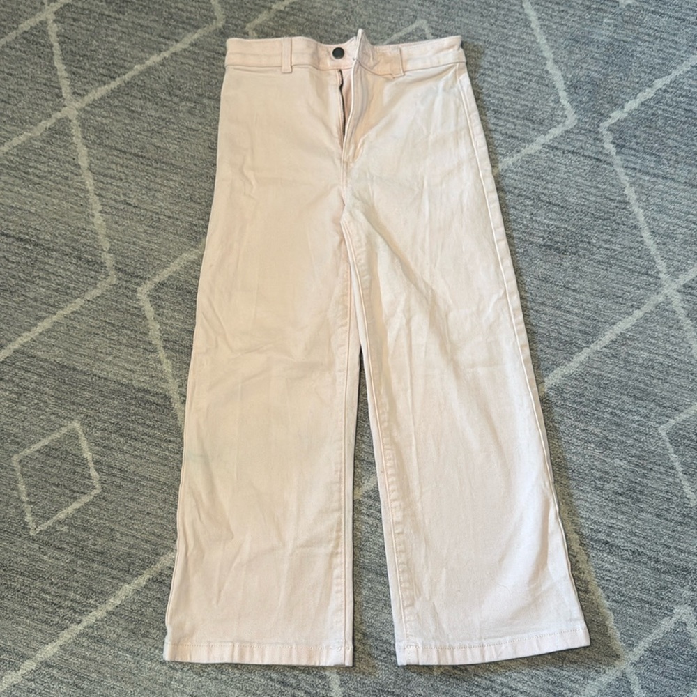 Nordstrom wide Jean little pink jeans